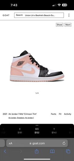 Jordan 1 Crimson Tint