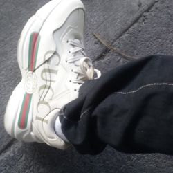 GUCCI Women's Rhyton Sneaker With Gucci Logo