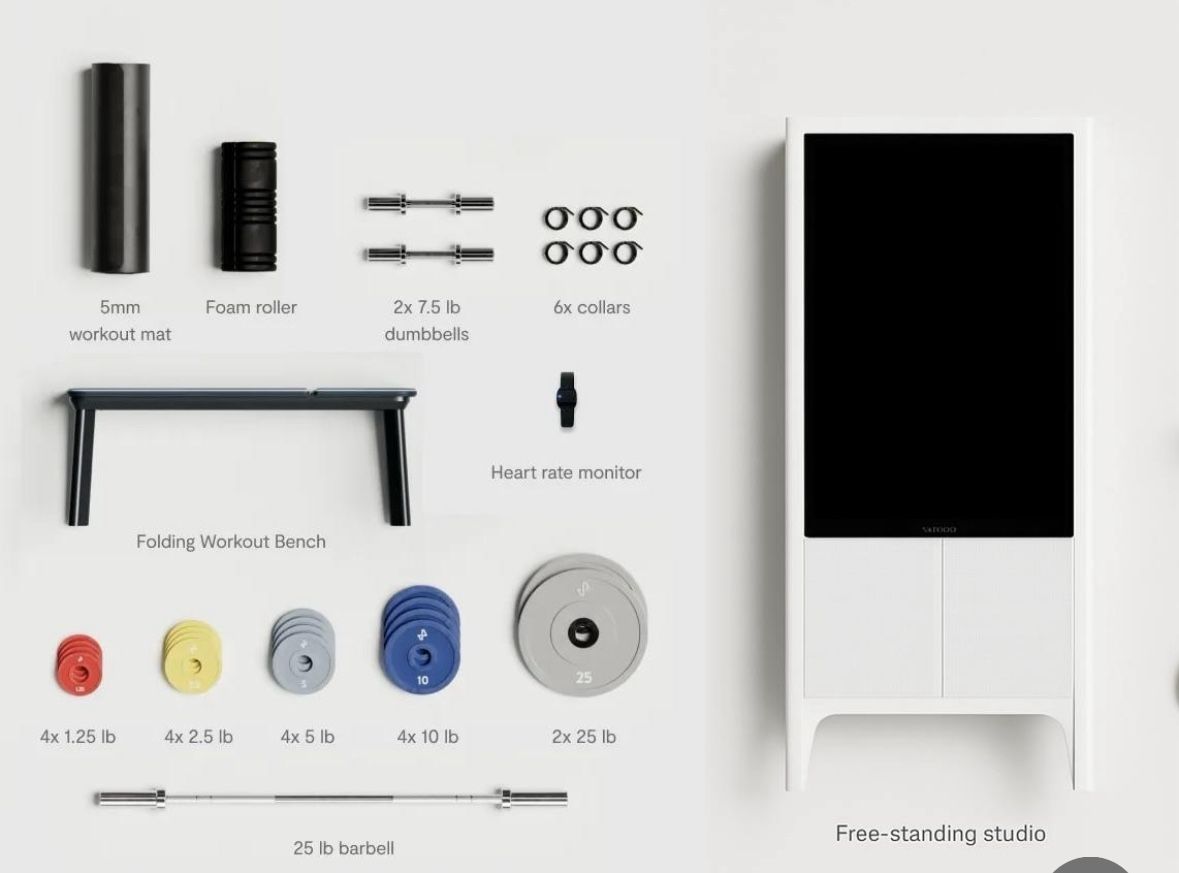 Tempo Brand Studio Suite Home Gym With Tons Of Accessories Near Mint