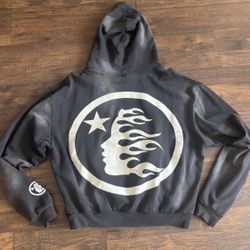 Hellstar Gray Hoodie. Used But In Good Condition. Size Of Hoodie XS