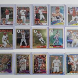 Mike Trout Baseball Card Lot