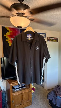XXL Black NFL Raiders Polo