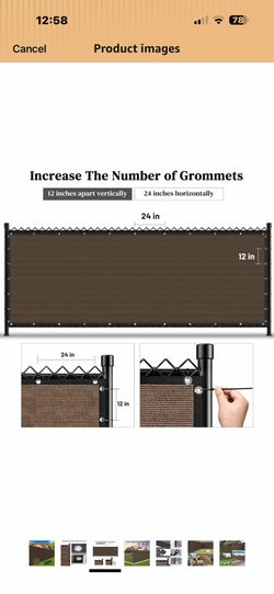 Privacy fence new 6 ft x 50 ft new $$40