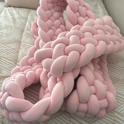 Pink Cushion For Baby Crib
