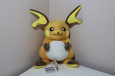 Pokémon Raichu Plush – 14” Soft Stuffed Evolution Toy