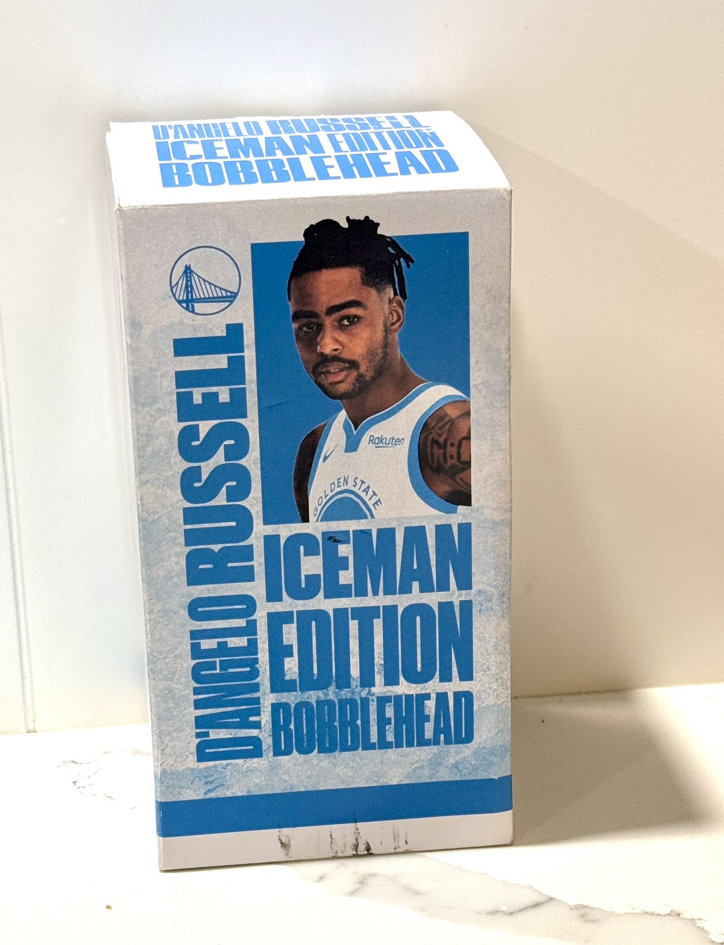 D’Angelo Russell Iceman Edition Bobblehead Golden State Warriors GWP 2019