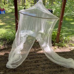 IKEA Solig White 59” Mosquito Net Bug Guard Decor