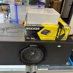 Kicker Amp and Sub Combo 