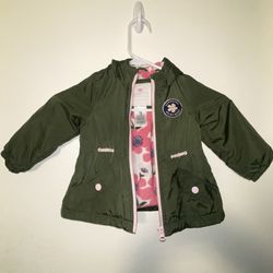 Carters - 18 months - Green & Pink Jacket