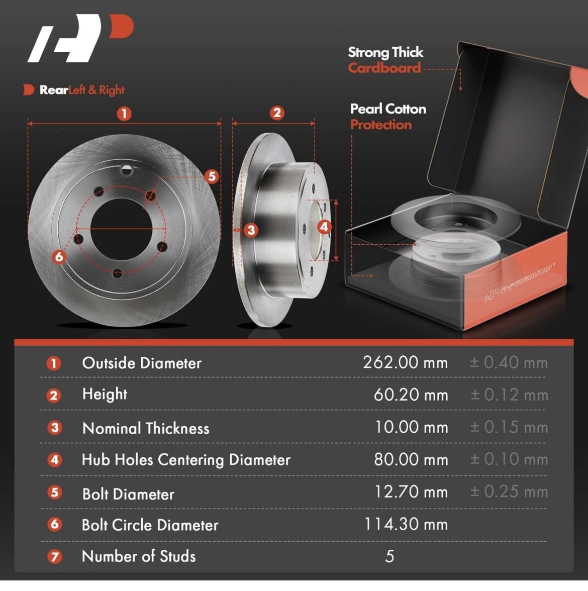 Rear Drums And Brakes For Chrysler, Dodge and Jeep Models - 200, Sebring, Avenger, Caliber, Compass, Patriot, 