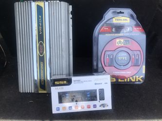 Two”12”and Amp . Whole Wire Hook Up And Steric Brand New In Box