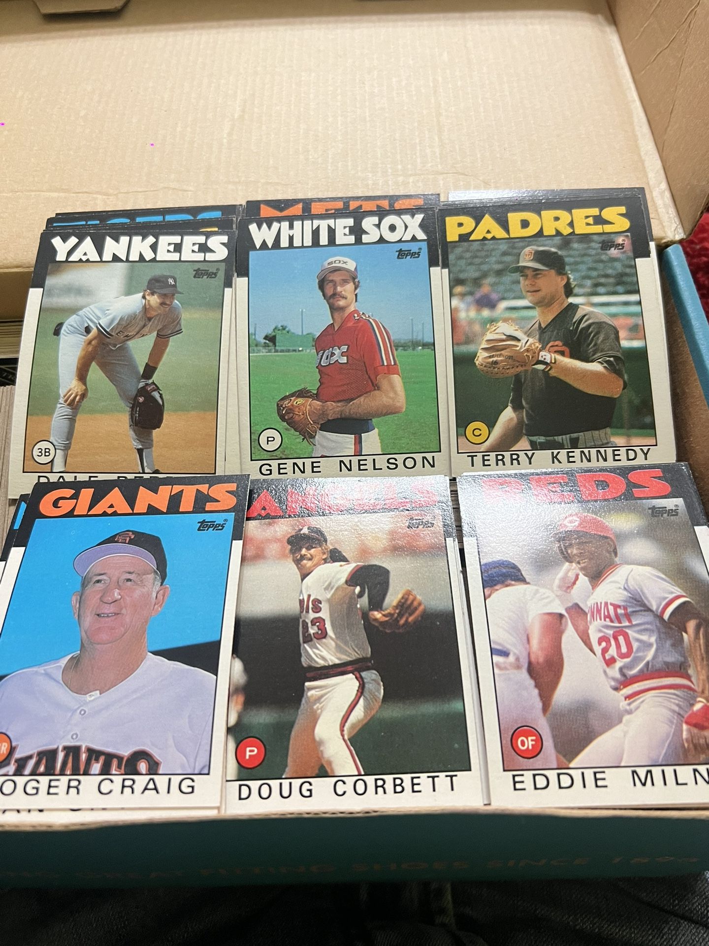 1986 Topps Baseball Cards
