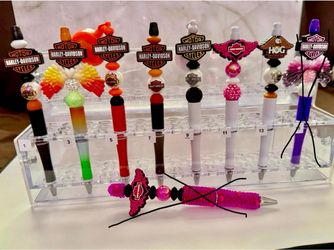 Handmade Harley-Davidson Black Ink Pens