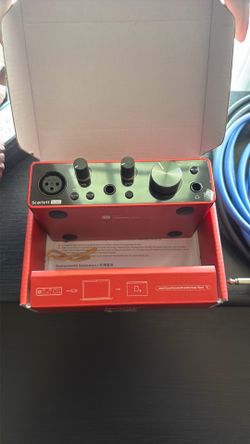Scarlett Solo Focusrite Interface
