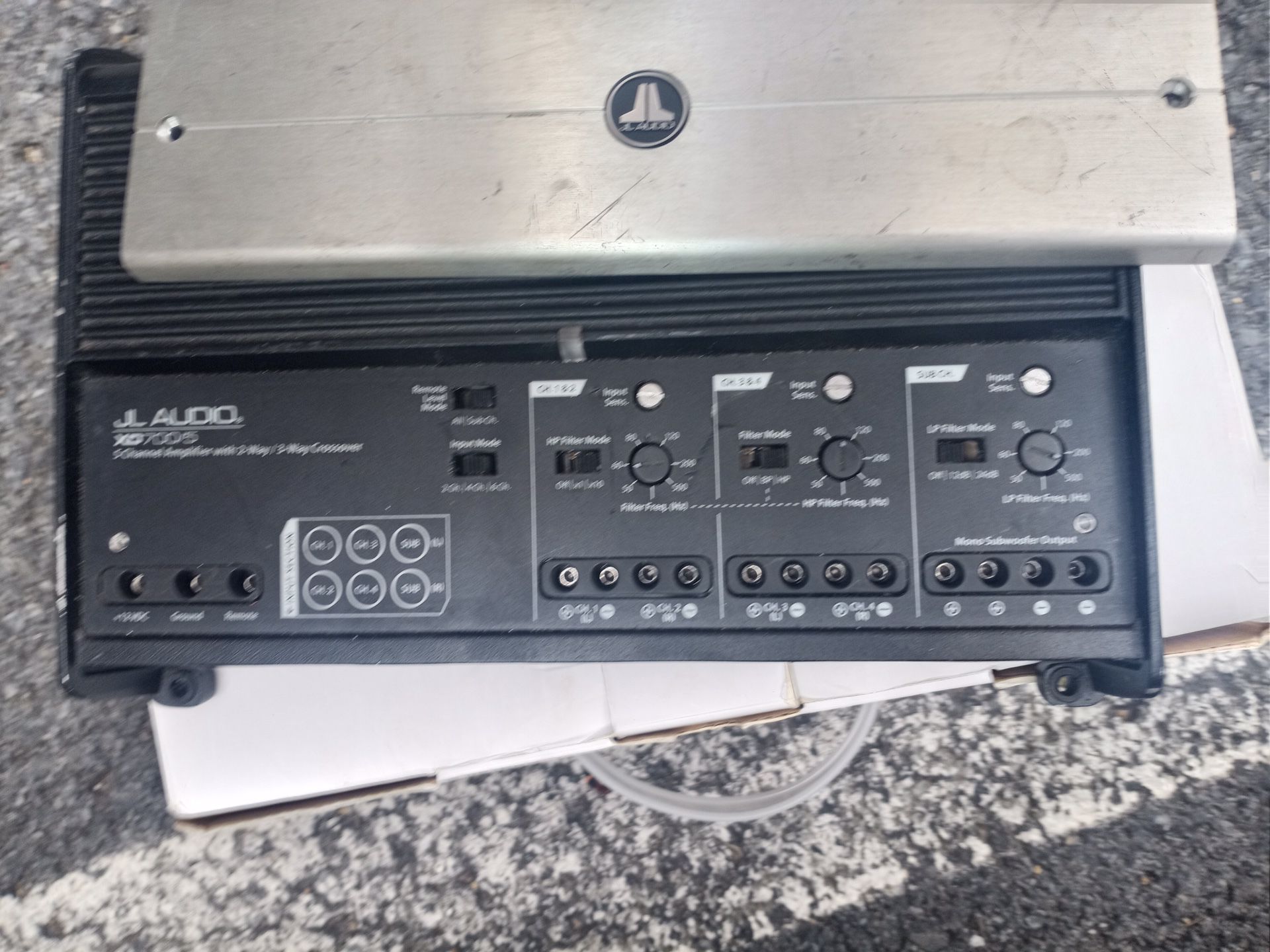 JL Audio XD700/5 - 5 Channel  2 Way/3 Way Crossover Car Amplifier 