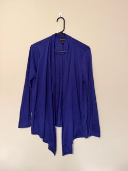 Dana Buchman Blue Cardigan