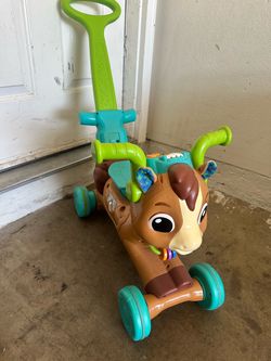 Kids Pony Ride-On Push Toy