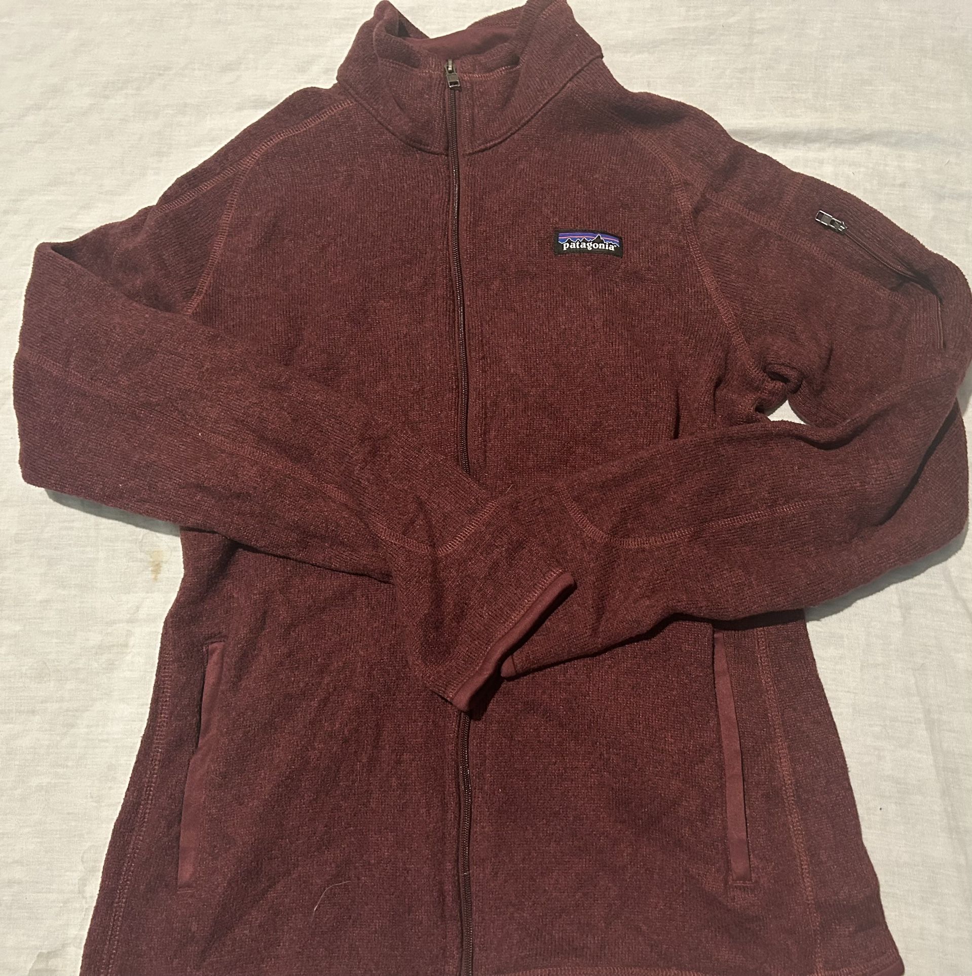 Patagonia Fleece Full Zip Jumper Sweatshirt Vintage Jacket Outdoors Festival