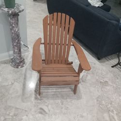 Folding Wood Adorandack Chair