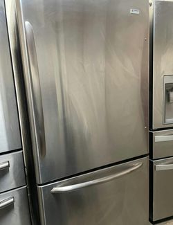 Stainless Steel Amana Fridge Bottom Freezer