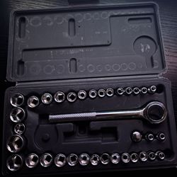 Socket Wrench and Sockets 
