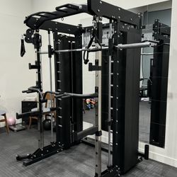 Smith Machine , Squat Rack , Bench Press , Leg Press , Pulley System Machine For Your Weights 