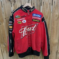 Vintage Budweiser Nasacar Racing Jacket 