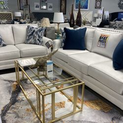 Wonderful Sofa Loveseat 💙☁️ $1,899