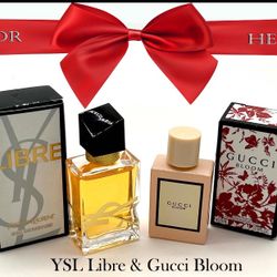  Perfume Gucci Bloom & YSL Libre Gift Set 