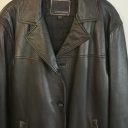 Guess mens leather jacket