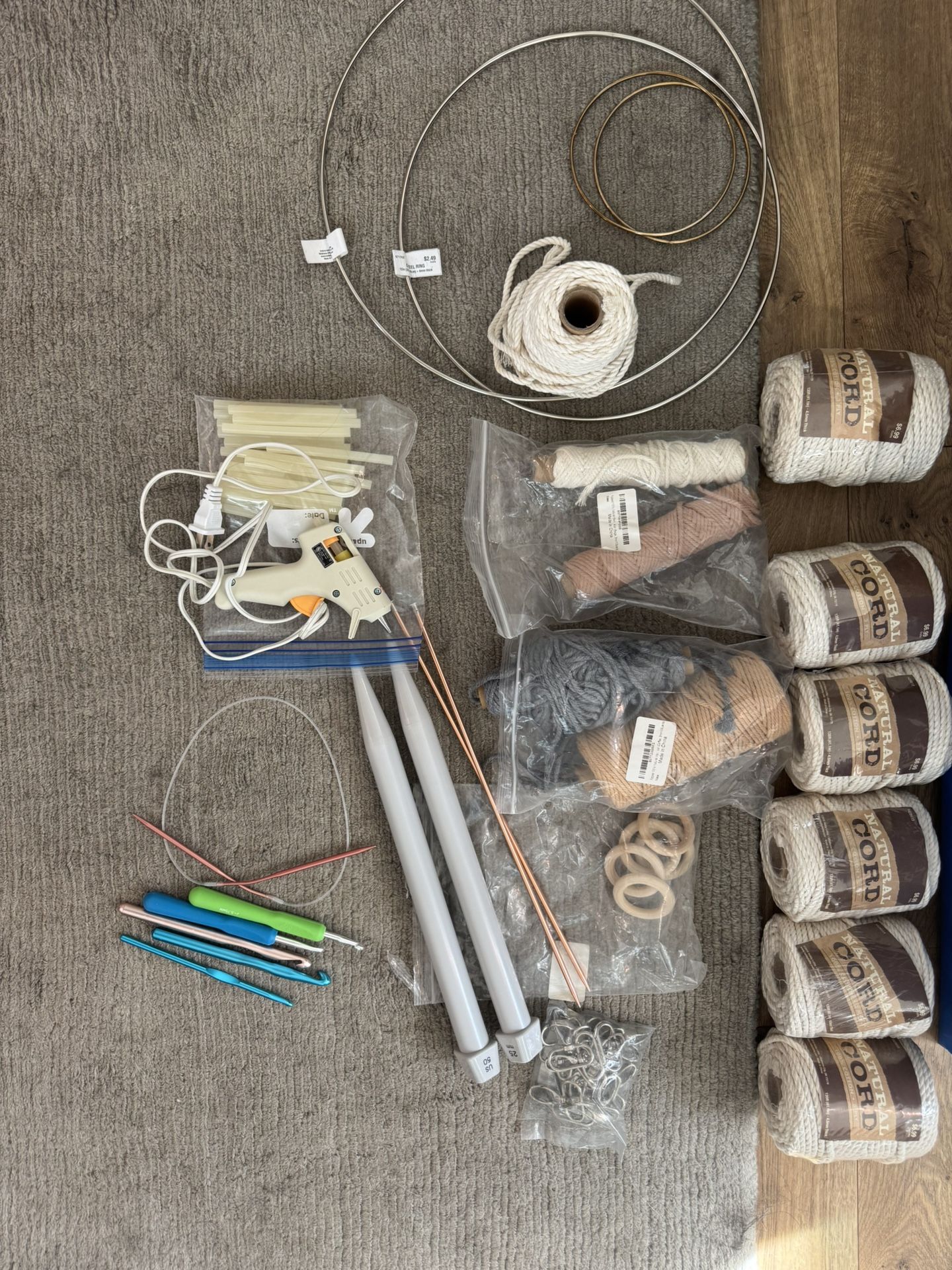 Macrame. Knitting. Crochet Random Assortment