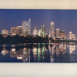 32x48 Downtown Austin Canvas 