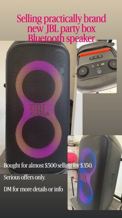 JBL party box Bluetooth speaker