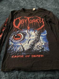 Obituary Shirt : Medium 