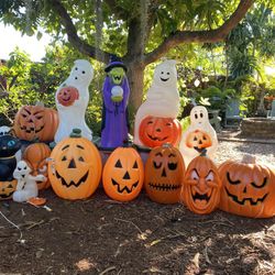 Halloween Blow Mold Decorations 