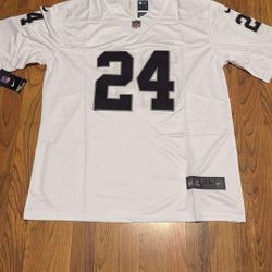 White With Black Numbers Las Vegas Raiders Charles Woodson Stitched Jerseys