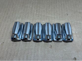 Chrome snare / tom drum lugs - set of 5