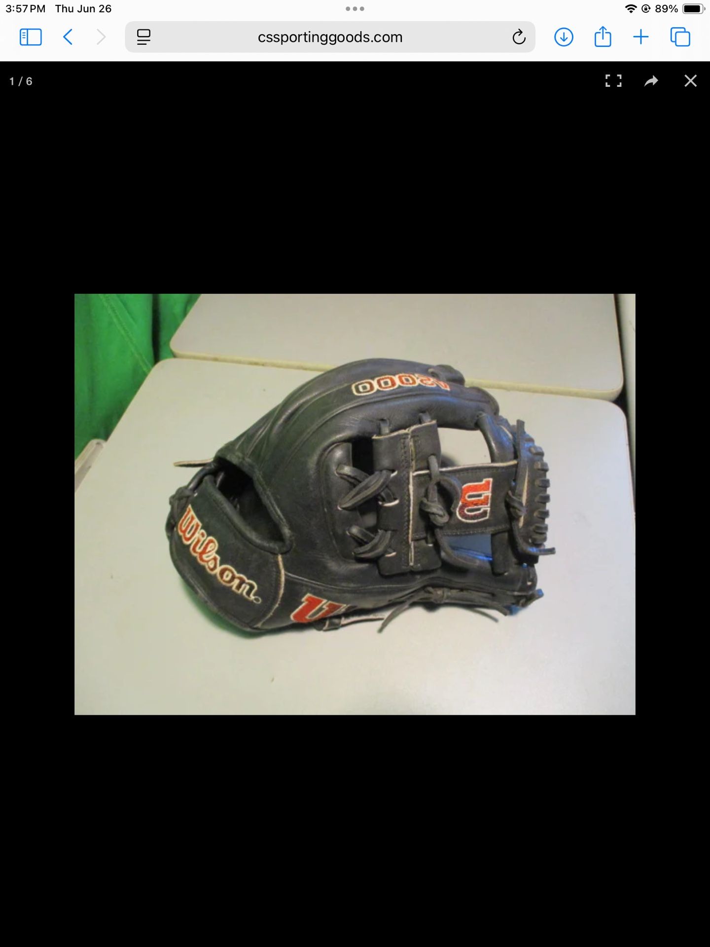 Used Wilson 1786 11.5" A2000 Baseball Glove ( Read The Description !!)