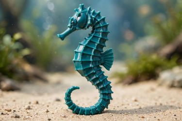 Flexi Articulated Seahorse - 3D Printed Fidget Toy