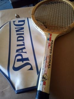 Pre-owned Spalding professional tennis raquet