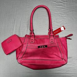 Rosetti Hot Pink Purse With Wallet