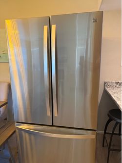 Kenmore stainless steel refrigerator and freezer