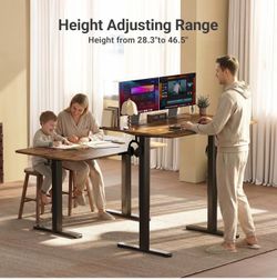 Desk electric  adjustable new in box $85