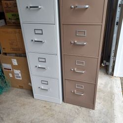 Hon 4 drawer file/storage cabinets 
