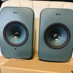 KEF LSX II LT Wireless Bookshelf Speakers – Hi-Res Audio, Uni-Q Driver Array, 200W Amplification