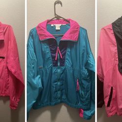 3 Vintage Neon Ski Jackets