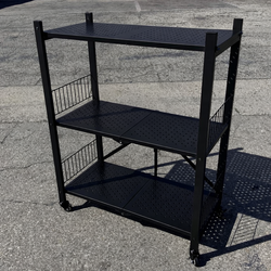 28x12x34 Metal rolling cart