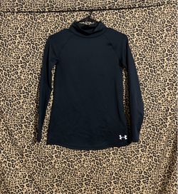 Under Armour Youth Black Coldgear Longsleeve Shirt Youth XLarge