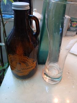 Free glass bottles, cup