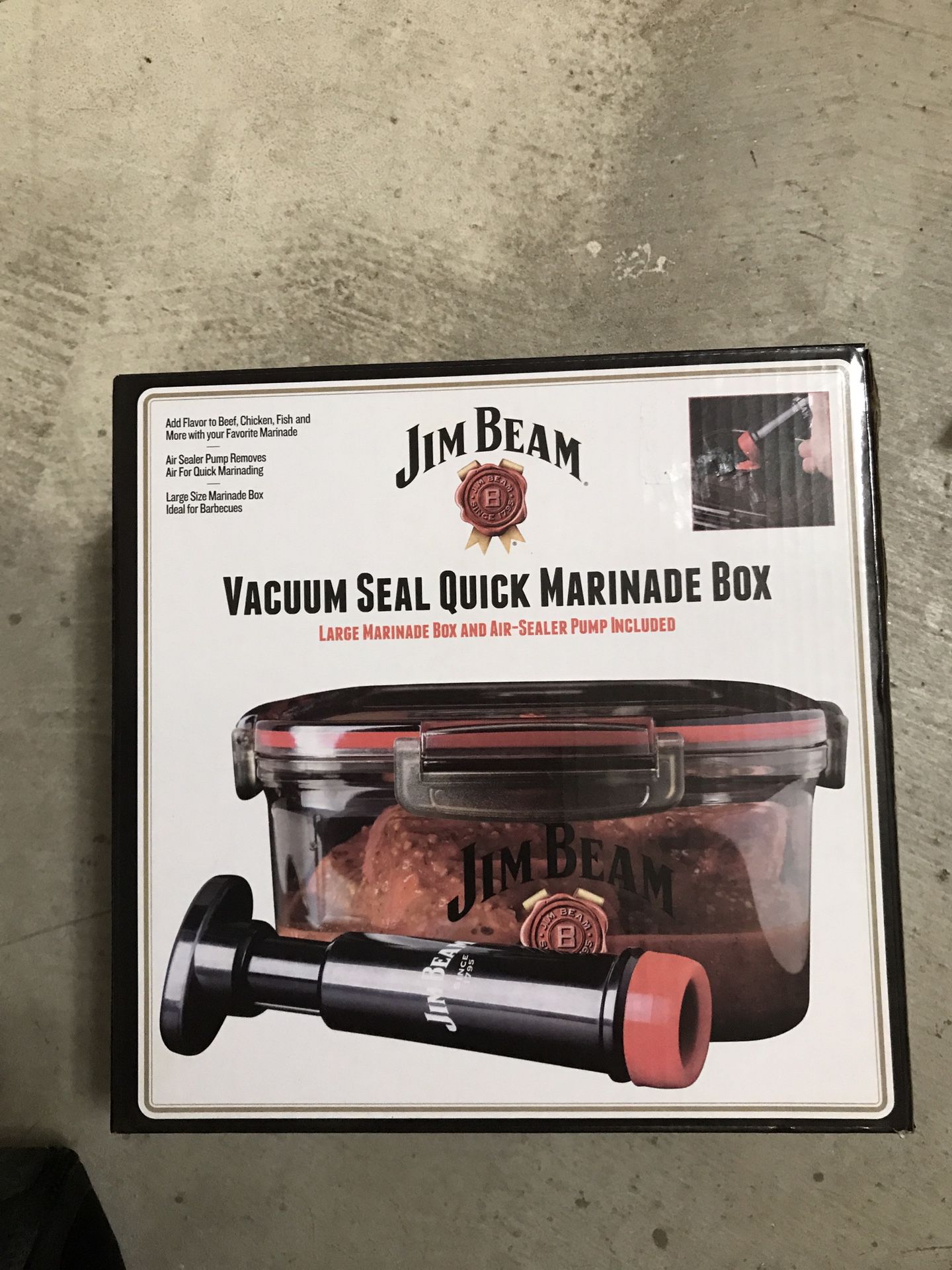 Quickly Marinate and Lock in Flavor Marinating Vacuum Container